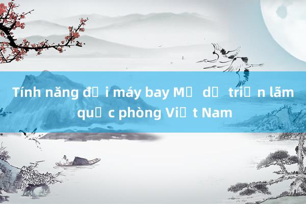 Tính năng đội máy bay Mỹ dự triển lãm quốc phòng Việt Nam