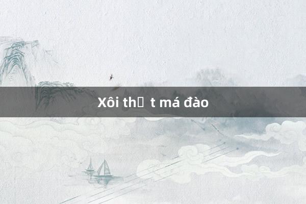 Xôi thịt má đào