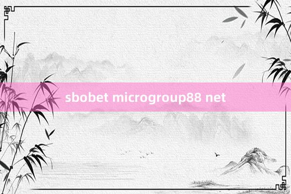 sbobet microgroup88 net